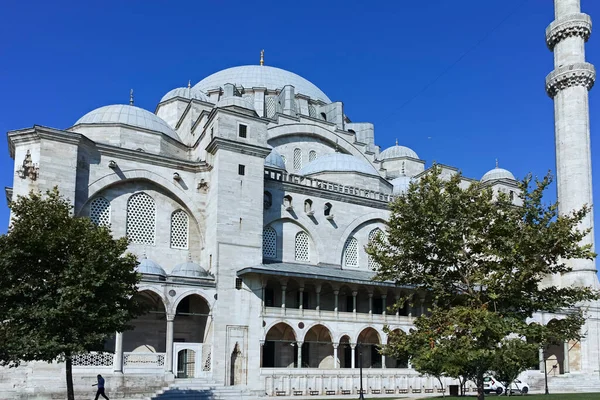 Istanbul Turquie Juillet 2019 Construction Mosquée Suleymaniye Mosquée Impériale Ottomane — Photo