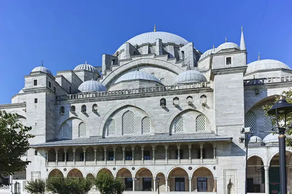 Istanbul Türkei Juli 2019 Bau Der Süleymaniye Moschee Osmanisch Kaiserliche — Stockfoto