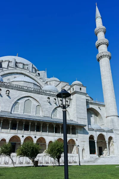 Istanbul Turquie Juillet 2019 Construction Mosquée Suleymaniye Mosquée Impériale Ottomane — Photo