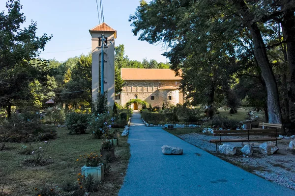 Középkori Zaova Kolostor Veliko Selo Sumadija Nyugat Szerbia Közelében — Stock Fotó
