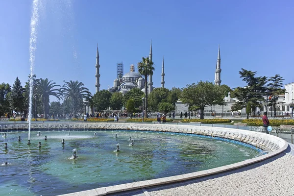 Istanbul Turquía Julio 2019 Plaza Sultanahmet Ciudad Estambul Turquía — Foto de Stock