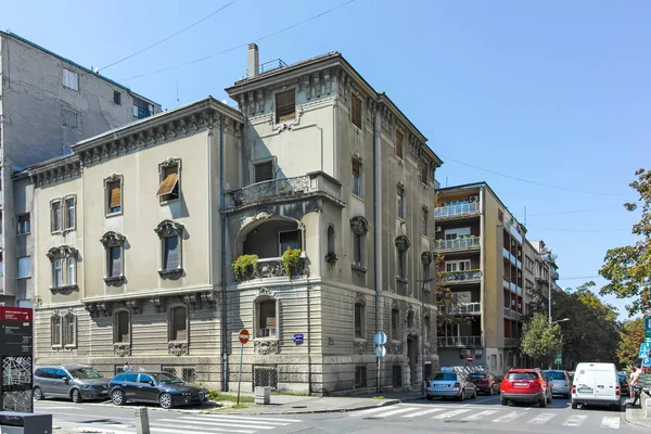 Belgrade Serbia Agosto 2019 Calle Edificio Típico Centro Ciudad Belgrado —  Fotos de Stock