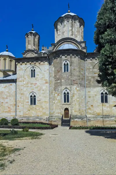 Despotovac Serbia August 2019 Medieval Manasija Monastery Sumadija Western Serbia — Stock Photo, Image