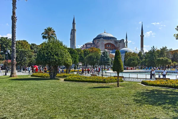 Istanbul Turkey Липня 2019 Музей Святої Софії Площа Султана Ахмеда — стокове фото