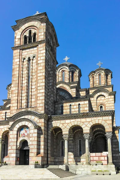 セルビア ベオグラード 2019年8月12日 セルビア ベオグラード市中心部にある正教会聖マルコ大聖堂 — ストック写真