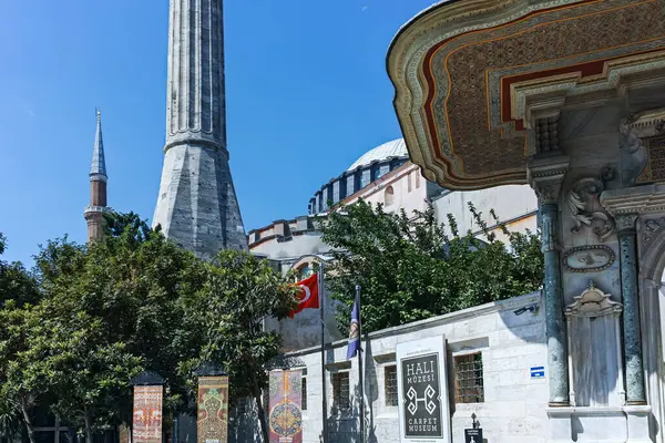 Istanbul Turquia Julho 2019 Museu Hagia Sophia Cidade Istambul Turquia — Fotografia de Stock