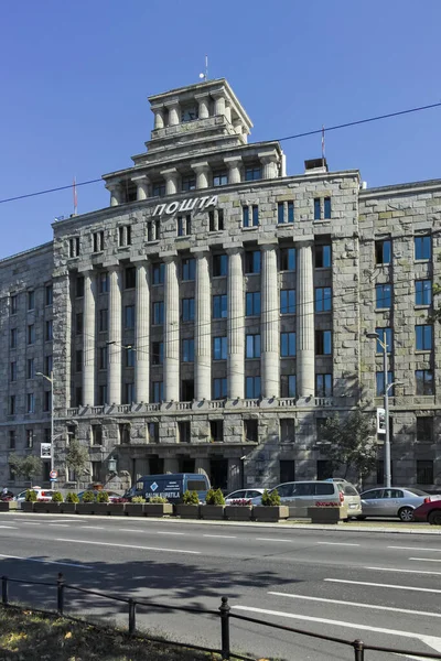 Belgrad Sırbistan Ağustos 2019 Sırbistan Başkenti Belgrad Merkez Postane Binası — Stok fotoğraf