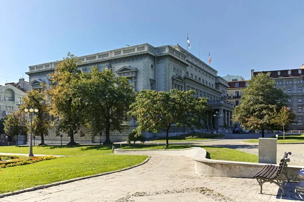 セルビア ベオグラード 2019年8月12日 セルビア ベオグラード市中心部に新宮殿を建設 — ストック写真