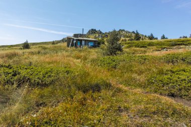 Bulgaristan 'ın Sofya Şehir Bölgesi Vitosha Dağı' nın sonbahar manzarası