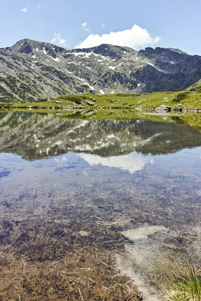 Danau Kecil Dekat Fish Lakes Rila Gunung Bulgaria — Stok Foto