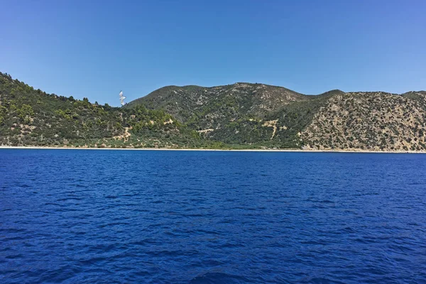 Paesaggio Del Monte Athos Nello Stato Monastico Autonomo Della Montagna — Foto Stock