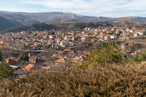 Klisura Bulgarije Januari 2020 Panoramisch Uitzicht Historische Stad Klisura Bulgarije — Stockfoto