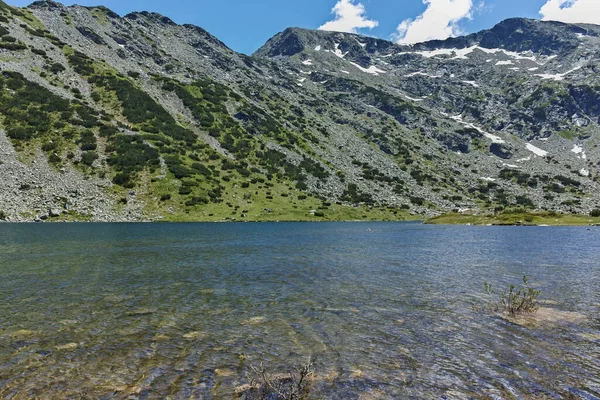 Letní Pohled Rybí Jezera Ribni Ezera Rila Mountain Bulgaria — Stock fotografie