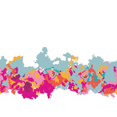 Kesintisiz yatay desen. Vektör renkli arka plan