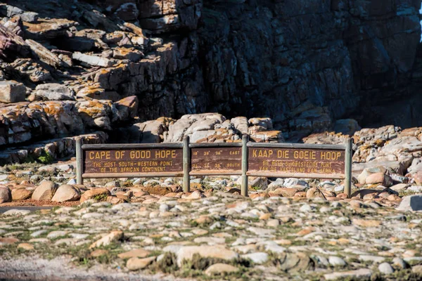 Cape of good hope sign — Stock Photo, Image