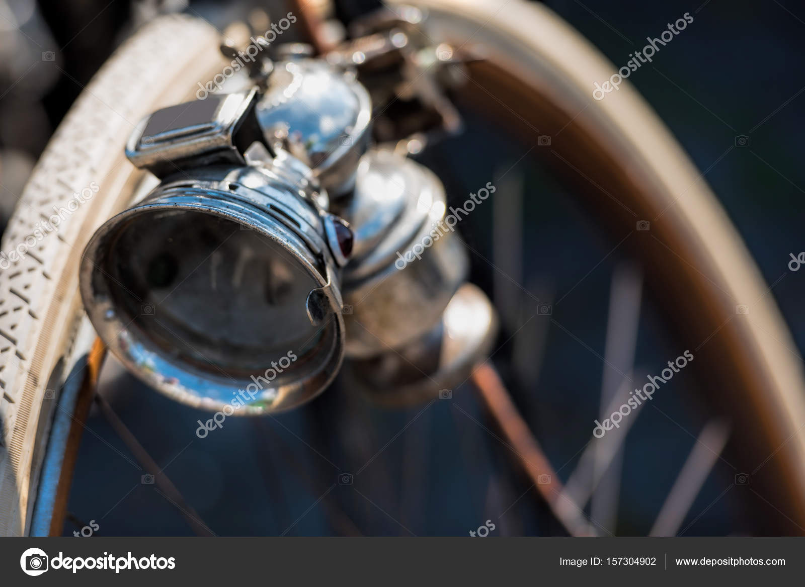 vintage bicycle lamp