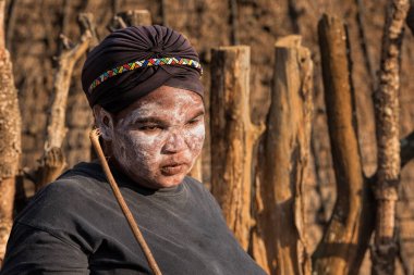 Zulu woman from Bantu clipart