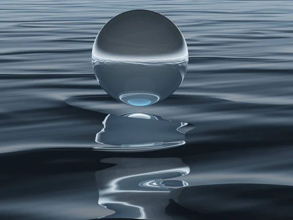 Gota Água Ondas Mar Perto — Fotografia de Stock