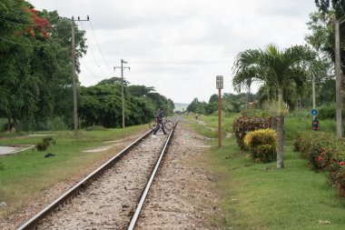 Santa Clara'daki tren yolu