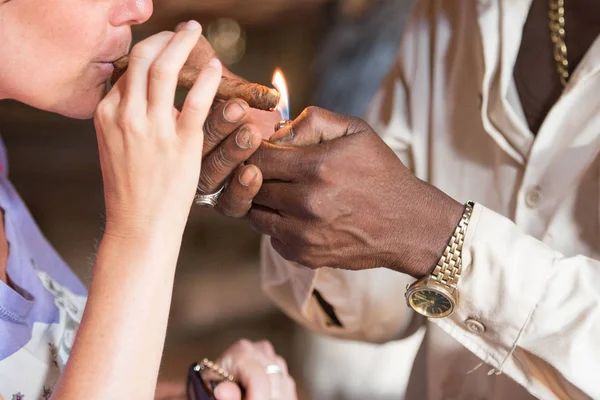 Tabaco Charuto Cuba — Fotografia de Stock