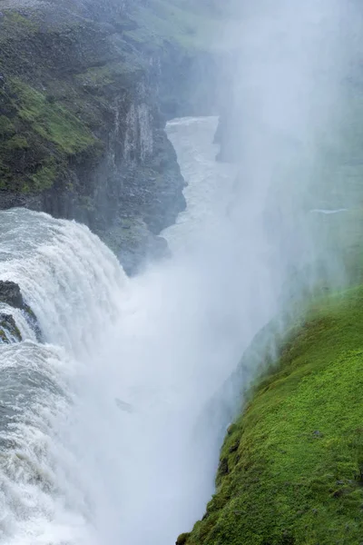 İzlanda 'da Gullfoss Şelaleleri — Stok fotoğraf