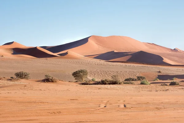 Dune Sabbia Rossa Namibia — Foto Stock