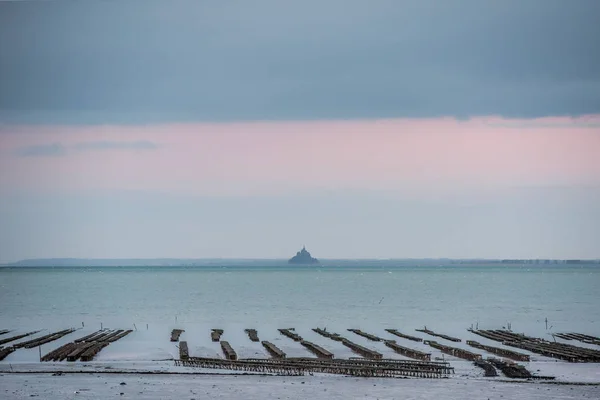 Mont Michel Seen Cancale — Stock Photo, Image