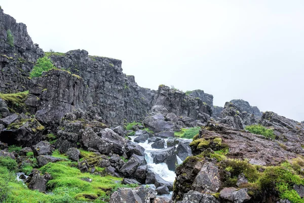 Thingvellir Park Islândia — Fotografia de Stock