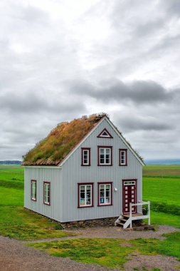 Glaumbaer Çiftliği. Yakın çekim.