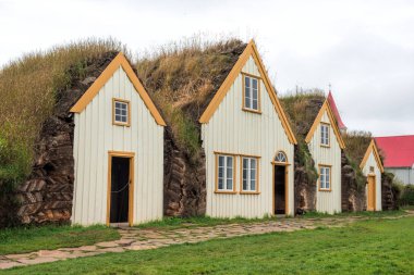 Glaumbaer Çiftliği. Yakın çekim.