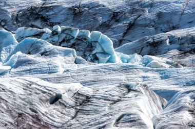 Vatnajokull buzulu yakın çekim