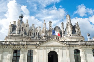 Chambord Kalesi. Yakın çekim.