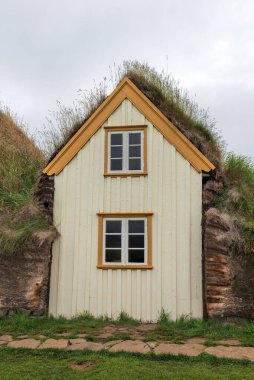 Glaumbaer Çiftliği. Yakın çekim.