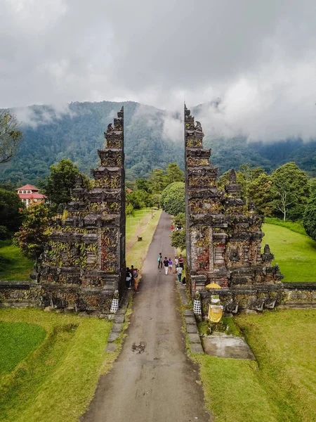 Poort Van Goed Kwaad Het Eiland Bali — Stockfoto