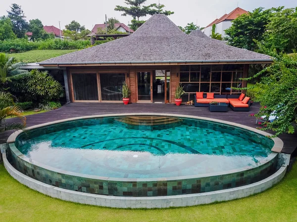 Indonesia Bali Canggu Февраля 2018 Года Villa Augen Большая Вилла — стоковое фото