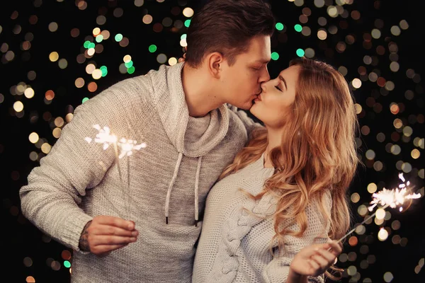 Happy young couple in love — Stock Photo, Image