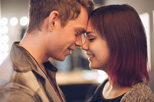 Happy couple moments together — Stock Photo, Image