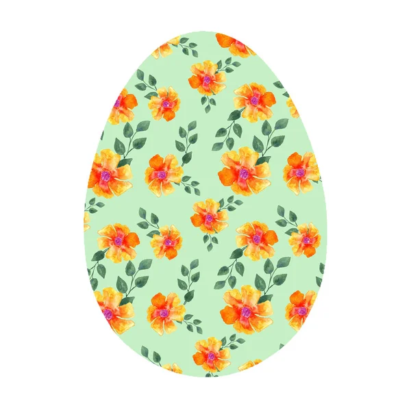 Watercolor stylized Easter eggs on a white background — Stock Photo, Image