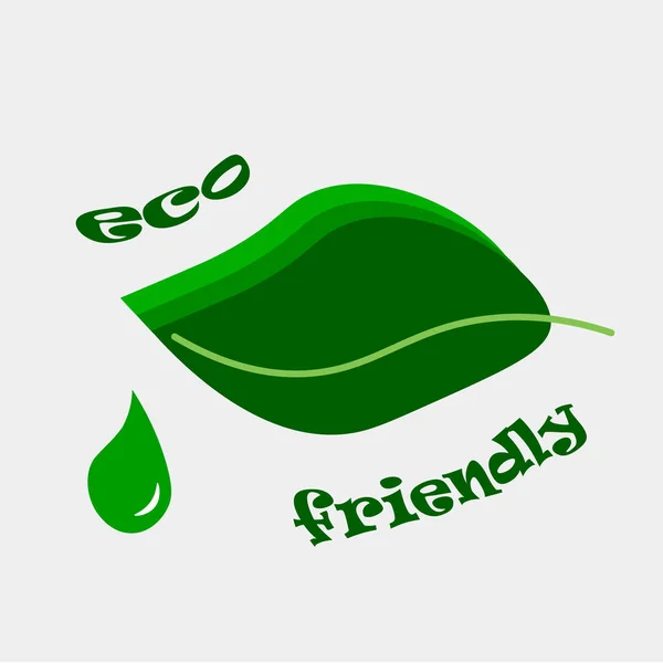 Design Gráfico Abstrato Vetorial Produto Natural Logotipo Ecologia Abstrata Para — Vetor de Stock