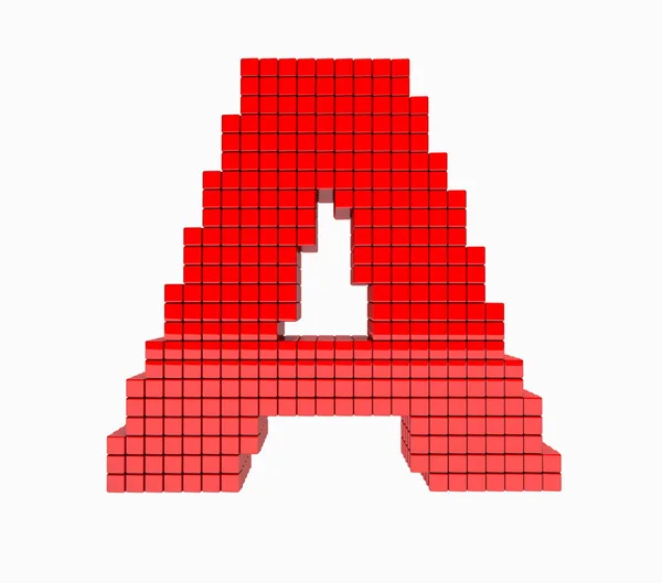 Diseño 3D del alfabeto inglés — Foto de Stock