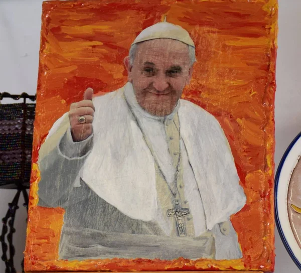 Pope Francis picture Jorge Mario Bergoglio — Stock Photo, Image