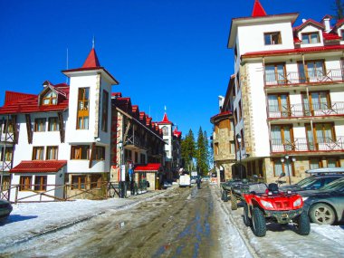 Hotel Castle apartments Bulgaristan dağlarında Pamporovo'daki