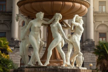 Sochi, Rusya Federasyonu, sanatoryum Ordzhonikidze, 27 Mart 2018 terk.