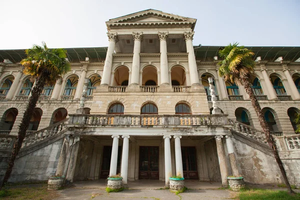 Adler Rusko Opuštěné Sanatorium Ordžonikidze Března 2018 — Stock fotografie