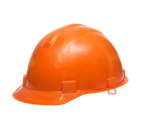 Vooraanzicht van de oranje hard hat. — Stockfoto