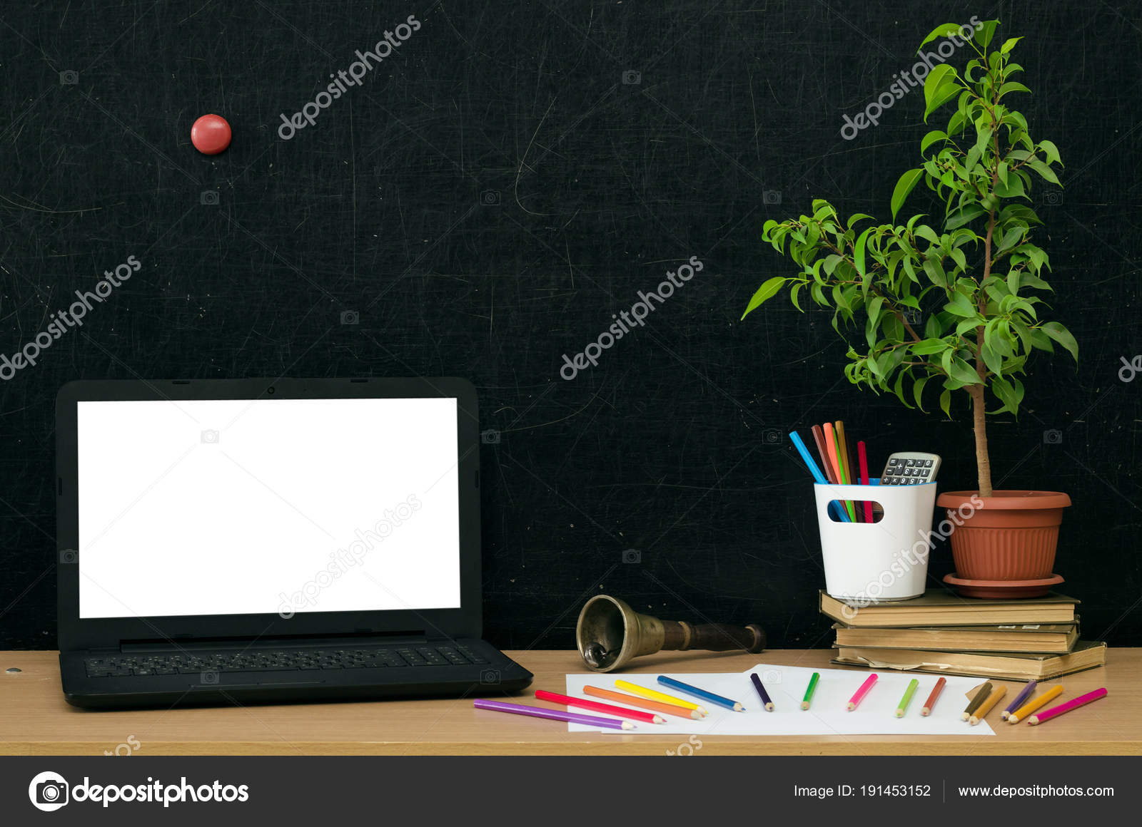 Teacher Student Desk Table Education Background Education Concept