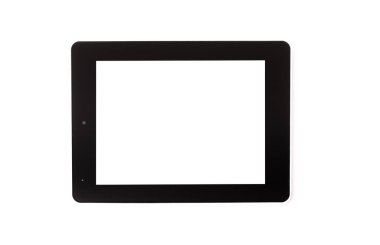 tablet pc beyaz arkaplanda izole edildi.