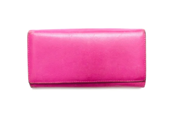 Purple Wallet Isolated White Background — Stock Photo, Image