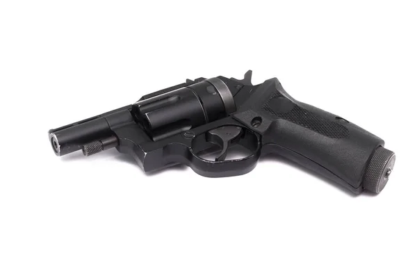 Pistola Isolata Pistola Revolver — Foto Stock