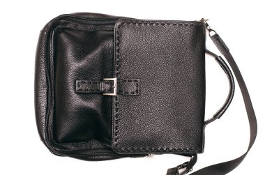 evrak çantası beyaz arkaplanda izole edildi.